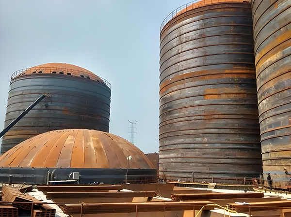 青岛焦粉钢板仓